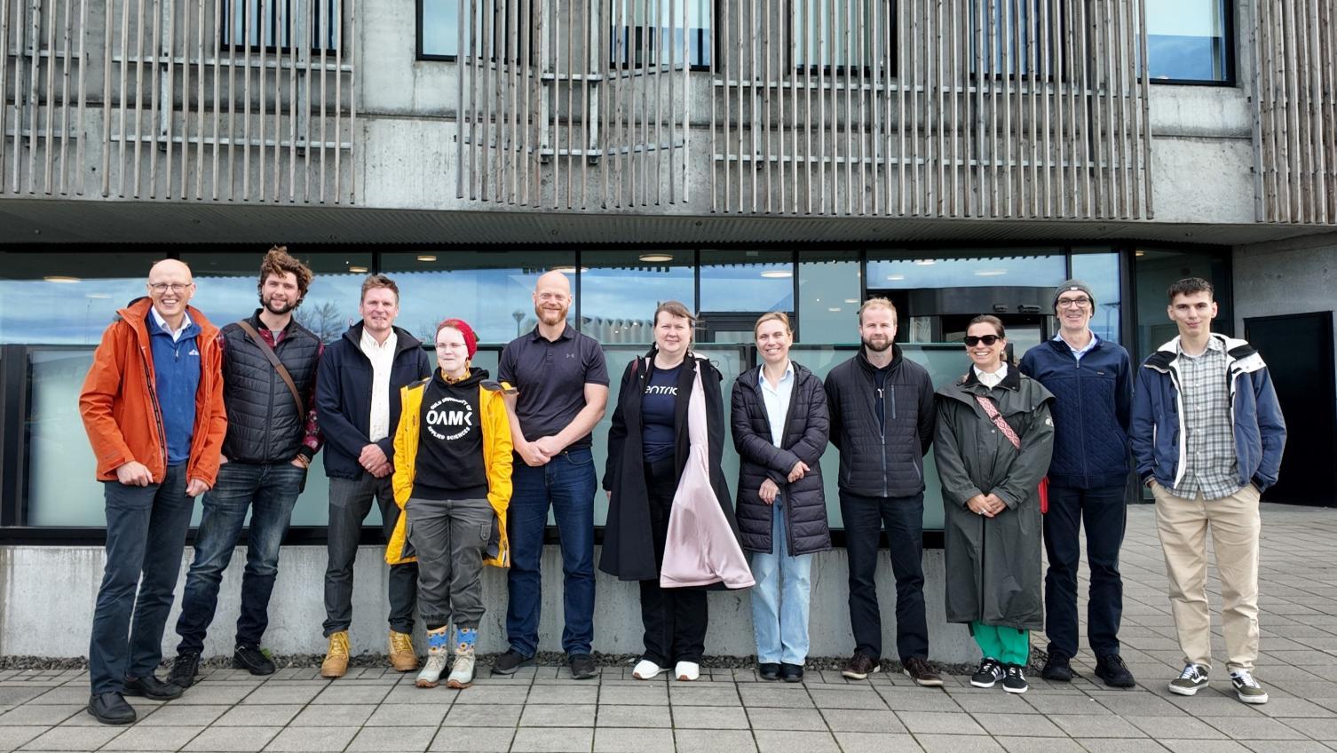 AMPLE group picture from the ICELAND kick off meeting